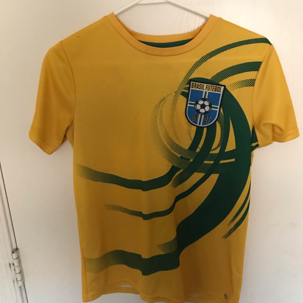 Kids Brazil soccer jersey